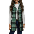 thumbnail image 2 of Seductiva Women's Button Shirts Sleeveless Top Plaid Vest for Women Fall Winter Sleeveless Blazer Jackets Outfits Workout, 2 of 8