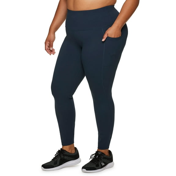 RBX Active Women's Plus Size Super Soft Ultra Hold Yoga Legging With Pockets