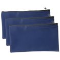 thumbnail image 4 of OULII 3Pcs Money Organizer Pouch in Dark Blue with Zipper for Secure Cash Keeping, 4 of 8