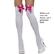 thumbnail image 5 of Medias largas Sonducket para mujer con lazo decorativo Blanco Rosered Tipo 2, 5 of 6
