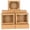 Brown, variant on 24-Pack Auto-Popup Cookie & Bakery Boxes with Window, 8x6.5x2.5 Inches,Brown Treat Pastry Gift Boxes for Cookies, Cupcakes, and Parties