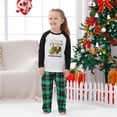 thumbnail image 5 of Green Plaid Bigfoot Christmas Pajamas, Family and Pet Matching Set, Cotton And Poly Blend, Size NB - Men 6XL, 5 of 7