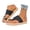 Black, variant on Women‘s Natural Jute Rope Toe Post Sandals Boho Flat Beach Shoes Comfortable Slip-On Summer Flip Flops