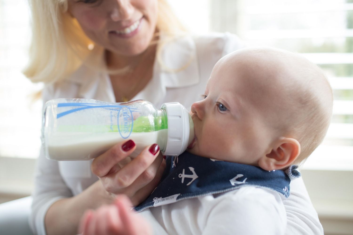 Dr. Brown’s Natural Flow Anti-Colic Options+ Wide-Neck Glass Baby Bottle 9oz/270mL, with Level 1 Slow Flow Nipple, 0m+, 2-Pack, 9oz, 2-Pack