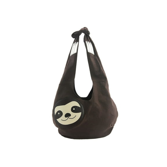 Women's Purse - Sublimated Sloth Face Hobo Bag - Shoulder Crossbody St