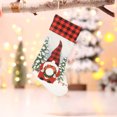 thumbnail image 4 of onlyliua Liquidación de Rebajas de Hoy Media Navideñas Tejidas con Diseños de Papá Noel y Muñeco de Nieve Bolsas de Regalo Rojas Ideales para Colgar En Árbol de Navidad, 4 of 7