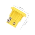 thumbnail image 2 of Moluckfu Adaptador Panel Tipo K Amarillo Para Uso En Calefactores Y Controles, 2 of 7