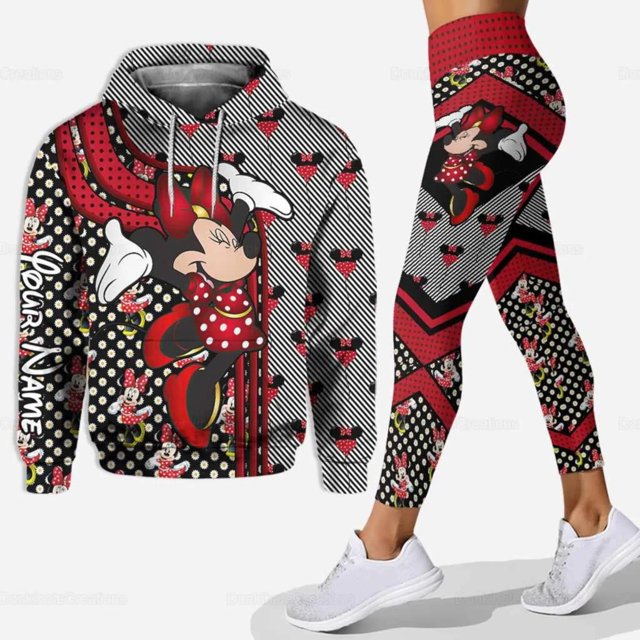 Conjunto deportivo 3D para mujer, pantalones de Yoga, ropa deportiva de moda, ropa deportiva esencial con capucha, 2024