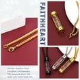 thumbnail image 5 of FaithHeart Hourglass Cremation Necklace for Men Women Gold Plated Urn Ash Holder Perfume Pill Funnel Pendant Jewelry Gift for Birthday Christmas, 5 of 7