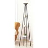 Mainstays Charcoal Metal Transitional Etagere Shelf Floor Lamp 69"H