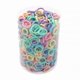 thumbnail image 2 of Small Hair Scrunchies - 200 Pack Assorted Colors Nylon Elastic Bands for Women & Girls Hair Accessories, 2 of 5