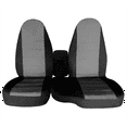 thumbnail image 3 of 2PCS for 60/40 High Back Seat Cover Front Car Cushion No Armrest 1998 -2003 Dark Grey, 3 of 4