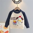 thumbnail image 4 of IVEYRTF Kids Pullover Sweater Boys Casual Knitted Tops with Adorable Puppy Print Cozy Warm Round Neck for Everyday Wear Soft Comfortable Childrens Outerwear for Cool Weather(Gray,2-3 Years), 4 of 7