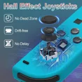 thumbnail image 3 of Replacement for Switch Controller Work with Switch/Lite/OLED,Wireless Gamepad Support Dual Vibration,6-Axis Gyro,Wake-up,Motion Controls,Screenshot, L/R, 3 of 7