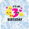 thumbnail image 4 of Inktastic Its My 3rd Birthday with Smiling Emoticons Girls Toddler T-Shirt, 4 of 5