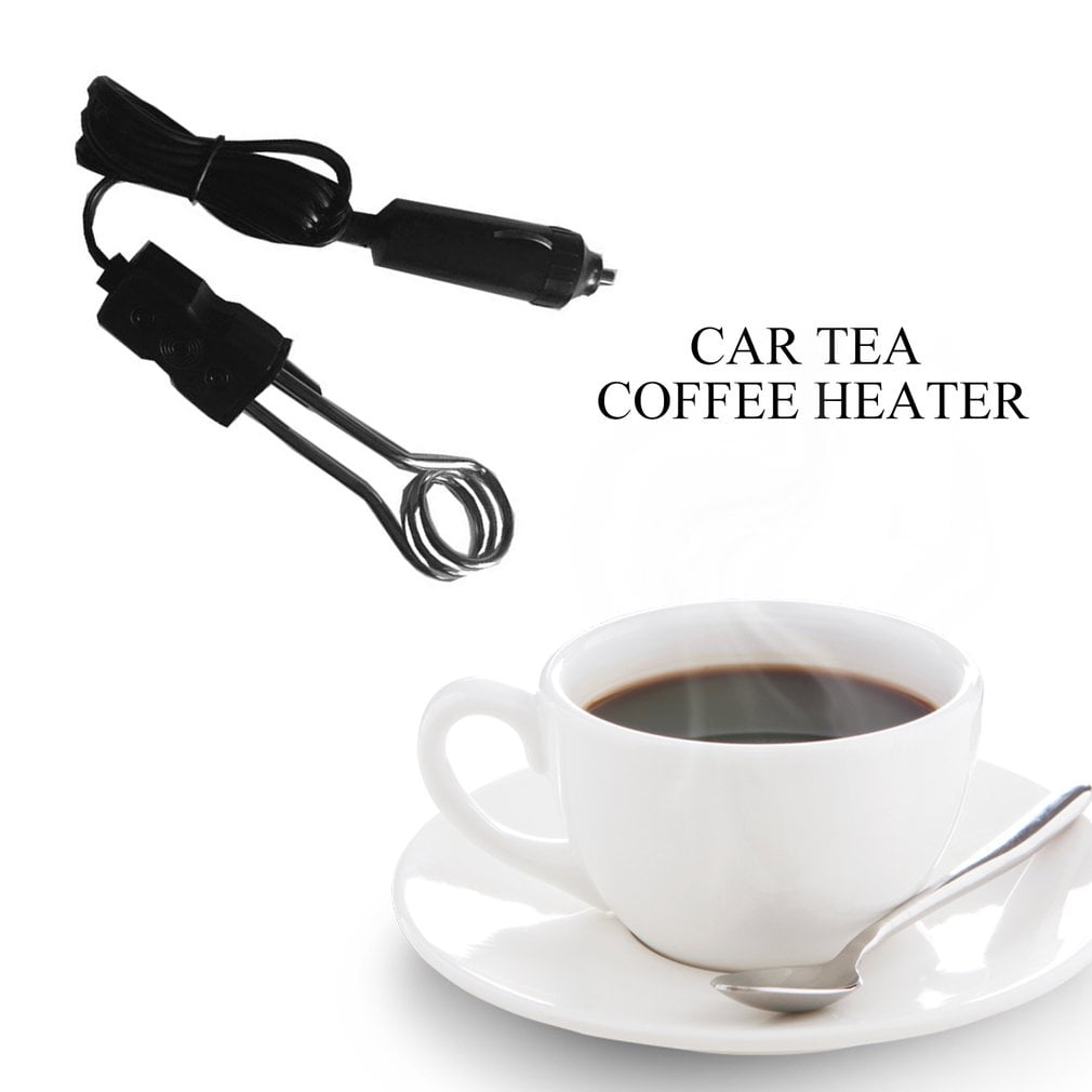 Portable 12V Car Immersion Heater Auto Electric Tea Coffee Water Heater 