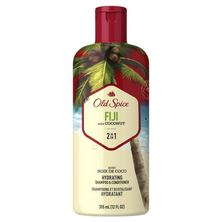 Old Spice Fiji with Coconut Moisturizing, Clarifying Hydration Conditioner, Hydration Shampoo, 12 fl oz