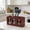 Wine, variant on Dvkptbk utensil holder Wooden Utensil Caddy with 3 Compartments Forks Spoons Knives Organizer with Clear Window Handle Countertop Cutlery Storage Box for Kitchen Dining Room Part