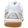 thumbnail image 5 of [Mizuno] Badminton Shoes Wave Fang PRO White x Gold 24.0 cm 2E, 5 of 5