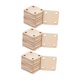 thumbnail image 3 of Tarjetas de tejido Herramientas de tejido 2x2 pulgadas Juego de tarjetas de telar de madera de superficie lisa hechas a mano 36 piezas, 3 of 9