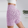 thumbnail image 4 of WILLBEST Leggins Deportivos Mujer Mujeres Abdominales Apriete Leopardo Imprimir Pantalones De Yoga Levantamiento De Cadera Correr Nalgas Melocotón Fitness Shorts, 4 of 4