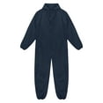 thumbnail image 5 of Aislor Men's Anti-Static Dustproof Hooded Coveralls Blend Work Zipper Jumpsuits Workshop Uniforms Navy Blue L, 5 of 7