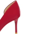 thumbnail image 5 of Women Pointed Toe High Heel Stiletto Pumps 7CM Satin Cut-Out Wedding Evening Party Court Shoes, 5 of 6