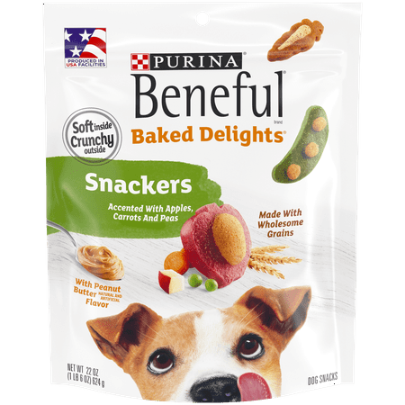Purina Beneful Dog Training Treats, Baked Delights Snackers - 22 oz.