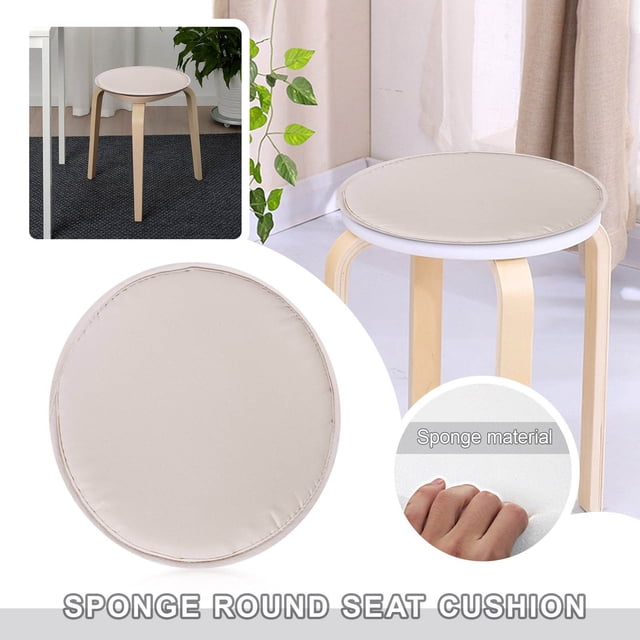 JMYHOAM Coussins de Chaise Intérieur Extérieur Coussins de Chaise Ronds Coussins de Chaise Ronds pour Chaises de Salle à Manger Coussin de Siège Rond Coussins de Chaise de Jardin Ensemble pour Meuble
