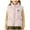 Pink, variant on Youth Hooded Casual Coat with Fleece Jacket, Medium to Large