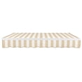 thumbnail image 6 of Awntech 10' x 8' Maui Manual Patio Retractable Awning Acrylic Fabric, Linen/White Stripe, 6 of 7