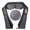 Qiilu Infrared Heated Full Body Massager Electronic Shiatsu Back and Neck Massager with Heat and Deep Tissue Kneading for Neck Shoulders Wrist Hip Legs on Office Home Car