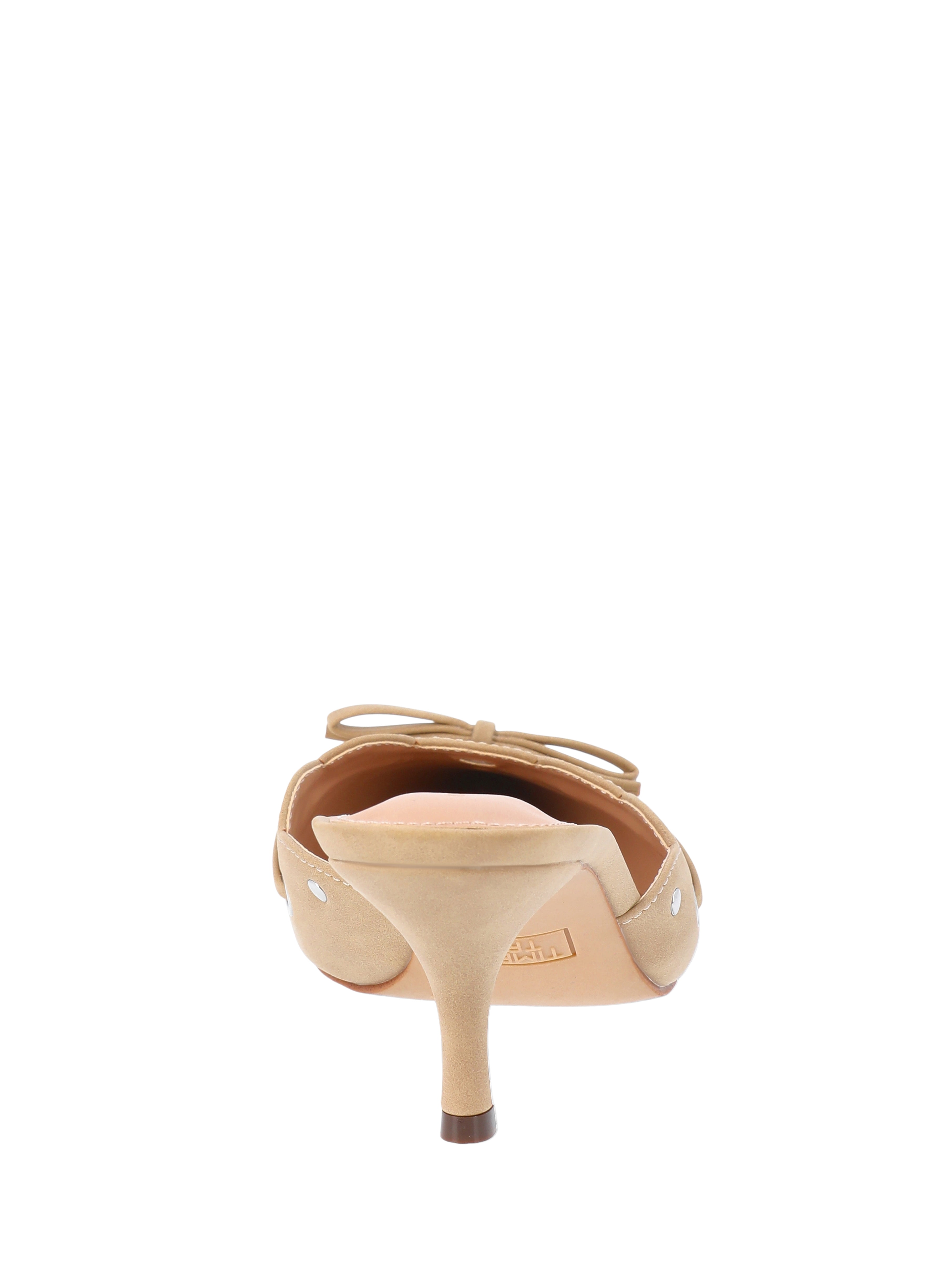 Time and Tru Women's Studded Kitten Heel Mules