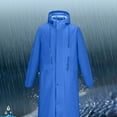 thumbnail image 5 of Dpytoraw Women's Long Raincoat Lightweight Hooded Raincoat With Elastic Hood And Drawstring Waist (with Pockets And Hood), 5 of 5