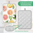 thumbnail image 6 of Yayeee Pot Holders Kitchen Heat Resistant with Pocket 7"x9.8" Cotton Oven Cooking Hot Pads, Candy Orange, 6 of 7
