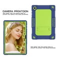thumbnail image 5 of FIEWESEY Case for Samsung Galaxy Tab A8 10.5 Inch(SM-X200/X205/X207)Tablet,Three Layer Hybrid Kids Protective Case with Kickstand for Samsung Galaxy Tablet A8 10.5"(2022 Released)(Navy/Green), 5 of 6