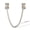 Satin Nickel, variant on Mega Handles Transom Door Chain 12" I Transom Door Window Locks | Stainless Steel Satin Brass 1 Pack