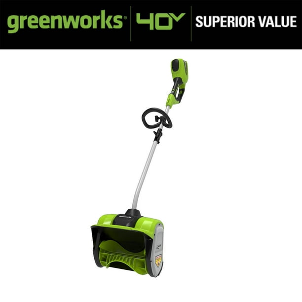 Greenworks 40V 12 inch Cordless Snow Shovel Battery Not Included