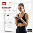 thumbnail image 6 of Smart Wifi scale for body weight,Teton Electronics,Digital bathroom scale accurately analyzes 13 body matrix-BMI,body fat,muscle mass for fitness,Compatible with Apple Health Smart App,400lb, 6 of 6