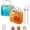 2 PCS, variant on Glass Purse for Drinks with Straw – 26oz Unique Wine Glass Purse – Creative Bag Shape Cup for Juice, Cocktails, Flowers – 4 PCS
