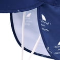 thumbnail image 3 of WQNVRNR Toddler Baby Sun Hat with Neck Flap- Adjustable UPF 50+ Sun Protection Bucket Hat Wide Brim Beach Hats Navy Size 2-4Y, 3 of 4