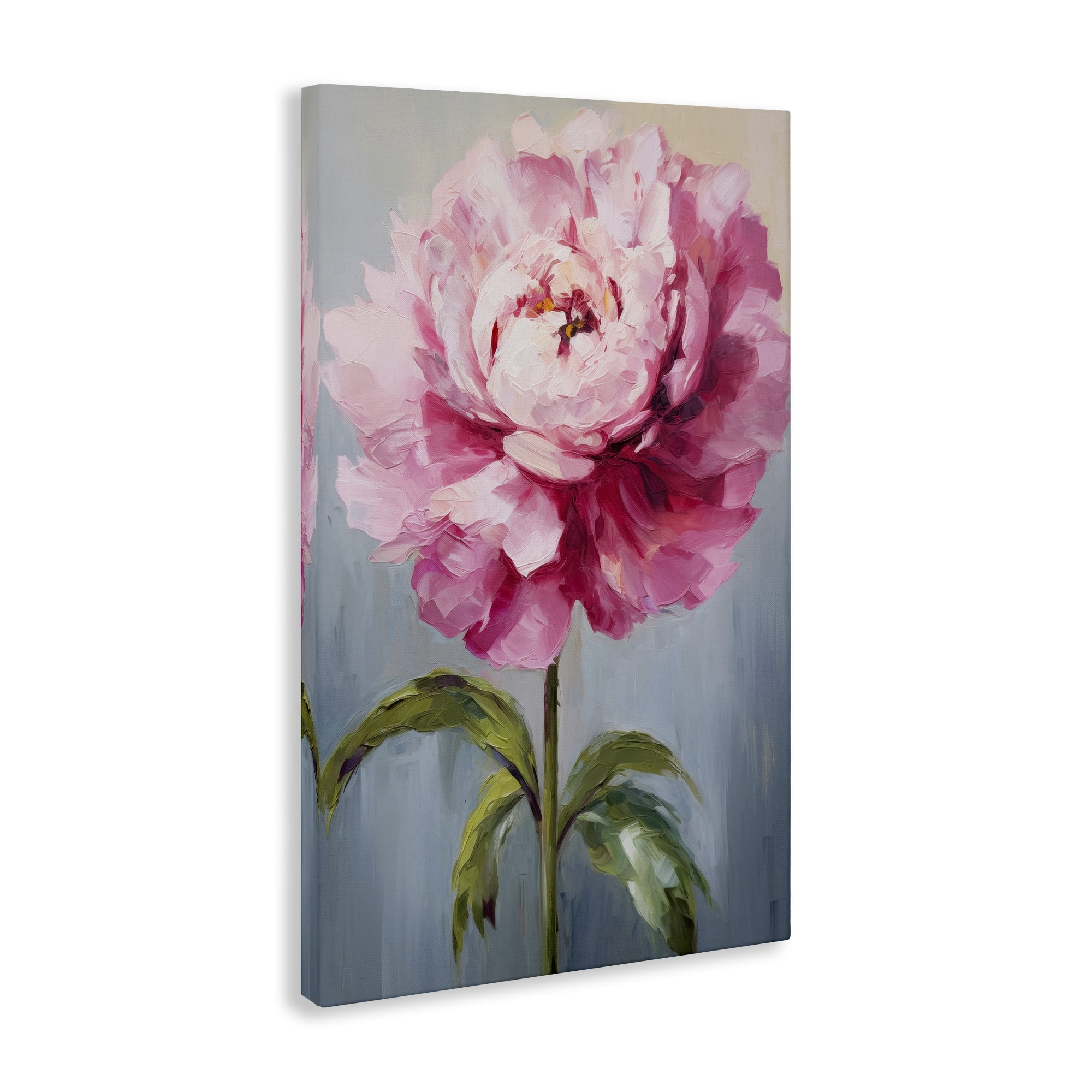 Stupell Industries Blush Pink Carnation Botanical & Floral Painting Gallery Wrapped Canvas Art Print Wall Art, 30 x 45