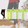 thumbnail image 5 of Leggings Chauds de Noël pour Femmes Leggings de Noël pour Femmes Dégradé Flocon de Neige Imprimé Taille Haute Compression (Noir m), 5 of 5