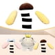 thumbnail image 5 of Decoración de casco con orejas de perro y accesorios adhesivos para la cabeza, divertidos y fáciles de pegar. amarillo, 5 of 8