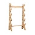 thumbnail image 2 of Soporte para de pared, soporte de almacenamiento de 5 niveles, soporte para samuráis de estilo japonés, estante para para Marrón, 2 of 9