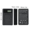 thumbnail image 4 of Battery SEIVI NP FZ100 LCD Charging Display USB Single Slot Camera Battery  for  A7RIII A7R3 A9 7RM3, 4 of 8