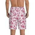 thumbnail image 2 of Yiaed Flower Butterfly for Men's Soft Sleep Pajama Short Lounging Pajama Shorts-Large, 2 of 8