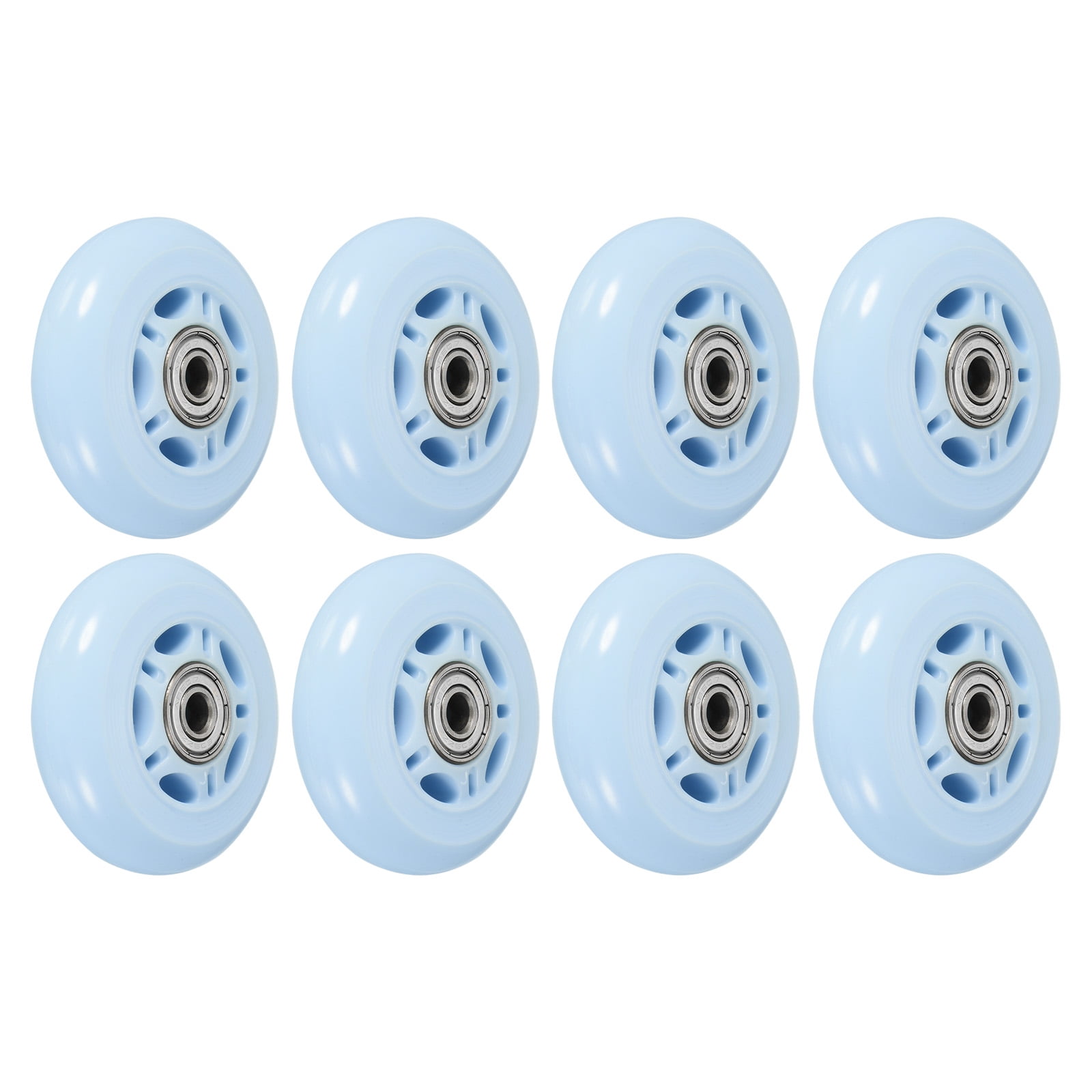 Uxcell 2.8" OD Inline Skate Wheels with Bearings 82A Skate Replacement