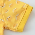 thumbnail image 6 of adviicd Patterned Polos for Boys: Short-Sleeved Fashion (Yellow,12-18 Months), 6 of 7