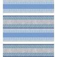 thumbnail image 3 of Retro Duvet Cover Set, Mosaic Inspired Borders in Antique Style Swirl Motifs Geometric, Decorative 3 Piece Bedding Set with 2 Pillow Shams, Queen Size, Blue White Beige, by Ambesonne, 3 of 3